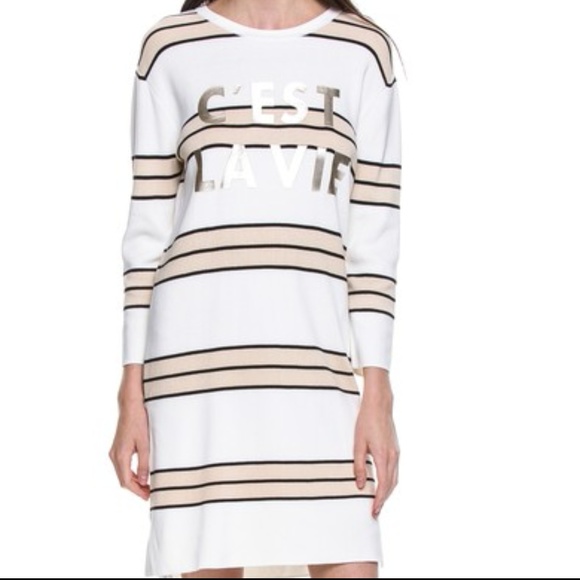 Suprise_Dlight Dresses & Skirts - C'est La Vie Pink Stripe Dress